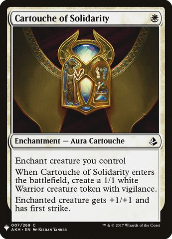 Image for Cartouche of Solidarity (7) [The List Reprints]