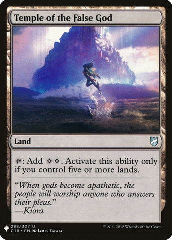 Image for Temple of the False God (C18) (285) [The List Reprints]