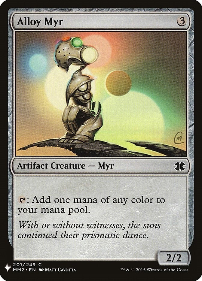 Image for Alloy Myr (201) [The List Reprints]