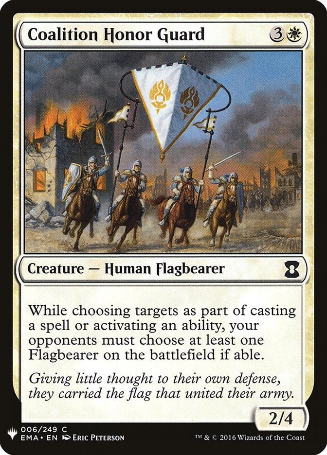 Image for Coalition Honor Guard (6) [The List Reprints]