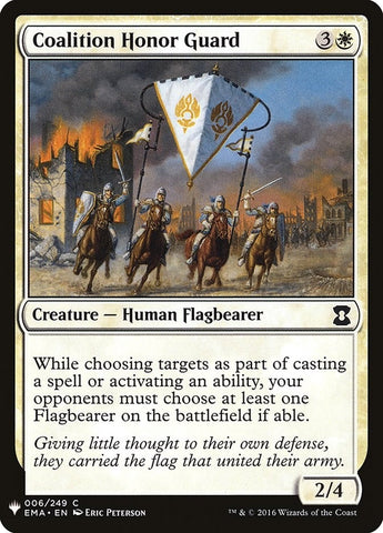 Image for Coalition Honor Guard (6) [The List Reprints]