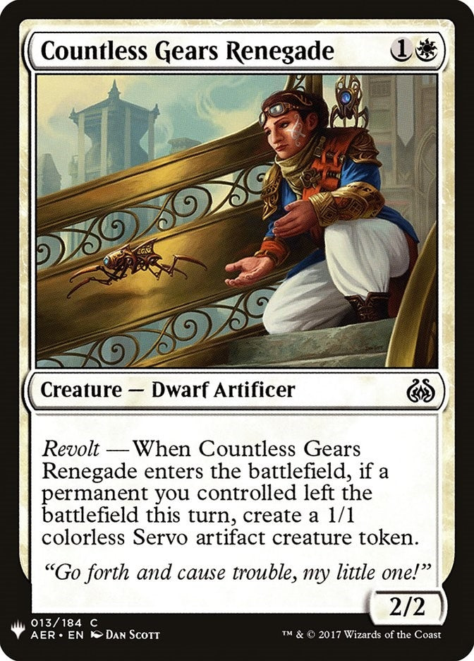Image for Countless Gears Renegade (13) [The List Reprints]