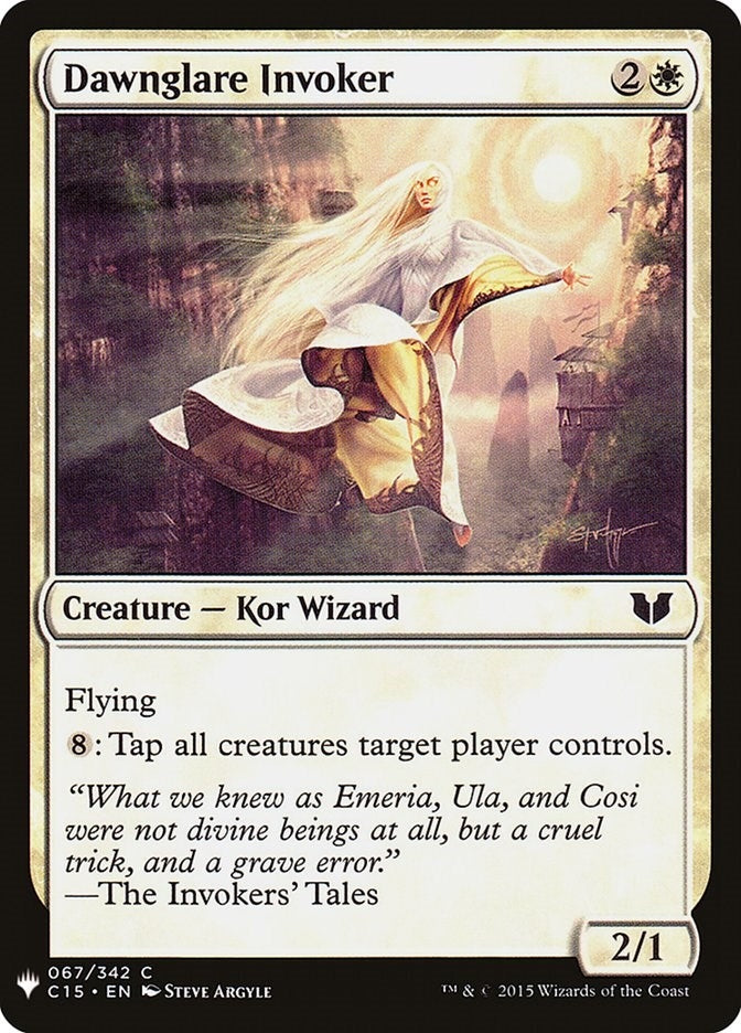 Image for Dawnglare Invoker (67) [The List Reprints]