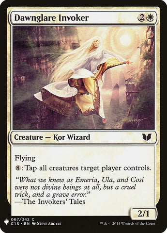 Image for Dawnglare Invoker (67) [The List Reprints]