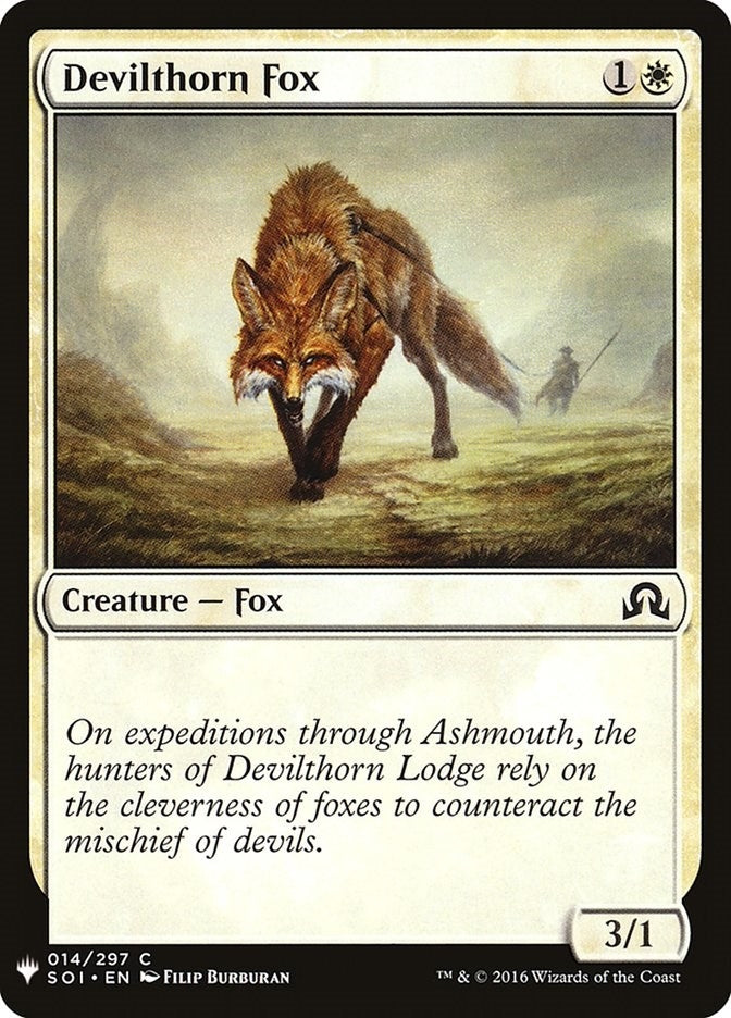 Image for Devilthorn Fox (14) [The List Reprints]