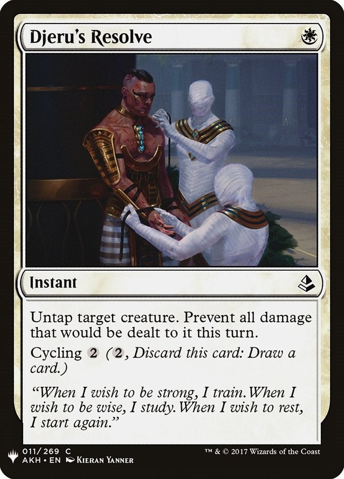 Image for Djeru's Resolve (11) [The List Reprints]
