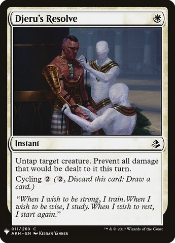 Image for Djeru's Resolve (11) [The List Reprints]