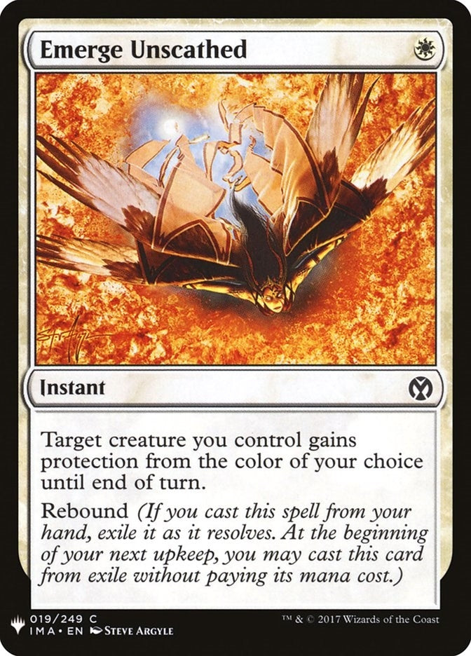 Image for Emerge Unscathed (19) [The List Reprints]