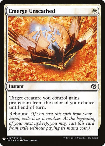 Image for Emerge Unscathed (19) [The List Reprints]