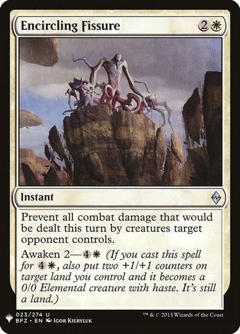 Image for Encircling Fissure (23) [The List Reprints]