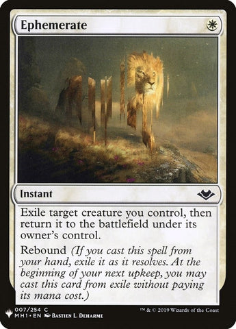 Image for Ephemerate (7) [The List Reprints]