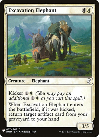 Image for Excavation Elephant (17) [The List Reprints]