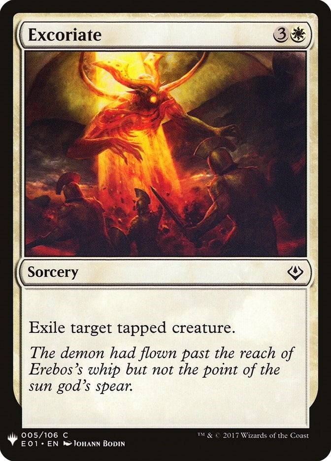 Image for Excoriate (5) [The List Reprints]