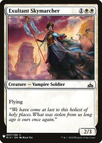 Image for Exultant Skymarcher (7) [The List Reprints]