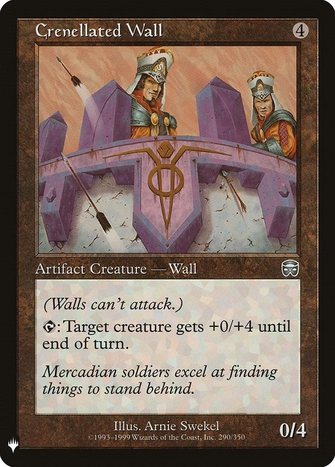Image for Crenellated Wall (290) [The List Reprints]