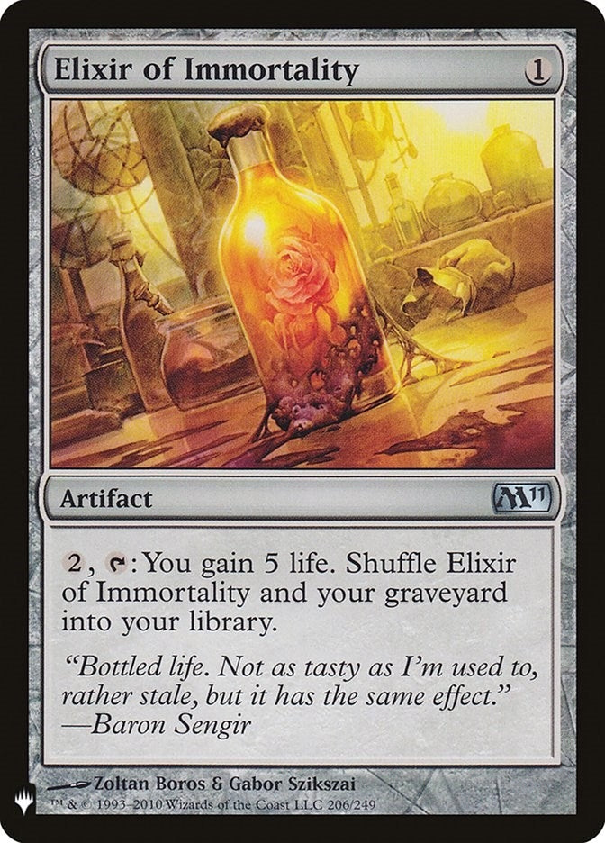 Image for Elixir of Immortality (206) [The List Reprints]