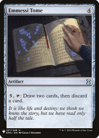 Image for Emmessi Tome (221) [The List Reprints]