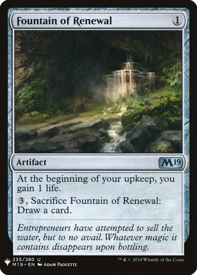 Image for Fountain of Renewal (235) [The List Reprints]