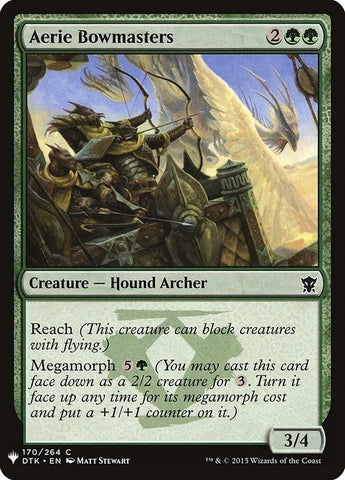 Image for Aerie Bowmasters (170) [The List Reprints]