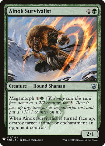 Image for Ainok Survivalist (172) [The List Reprints]