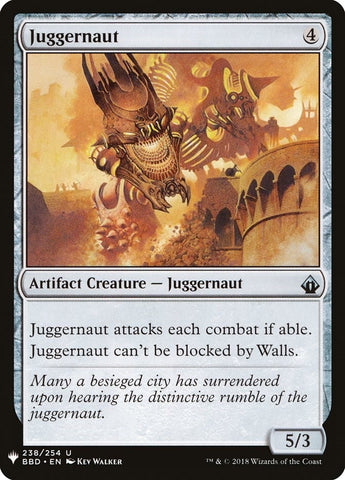 Image for Juggernaut (238) [The List Reprints]