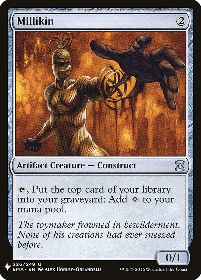 Image for Millikin (226) [The List Reprints]