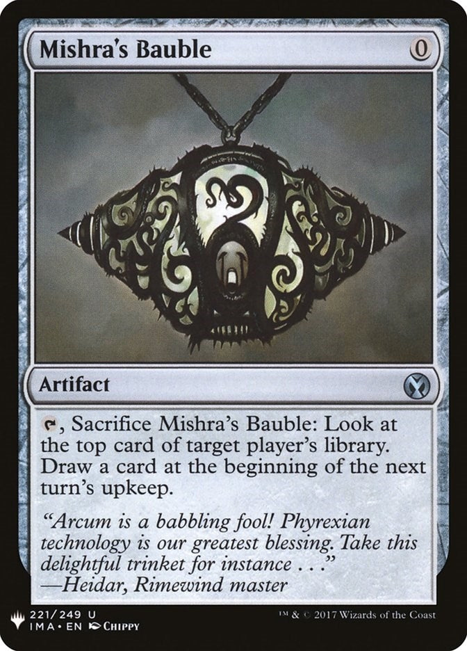 Image for Mishra's Bauble (221) [The List Reprints]