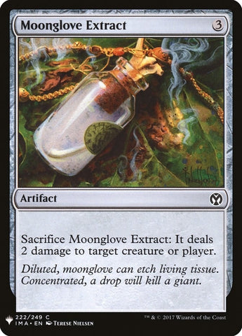 Image for Moonglove Extract (222) [The List Reprints]