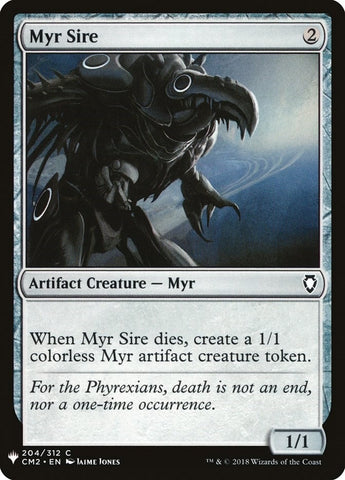 Image for Myr Sire (204) [The List Reprints]