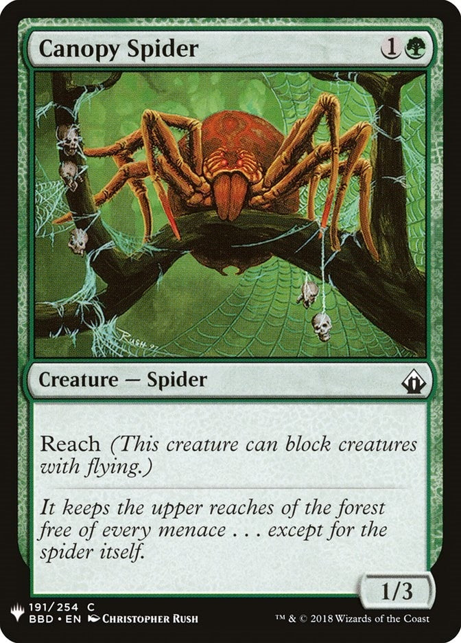 Image for Canopy Spider (191) [The List Reprints]