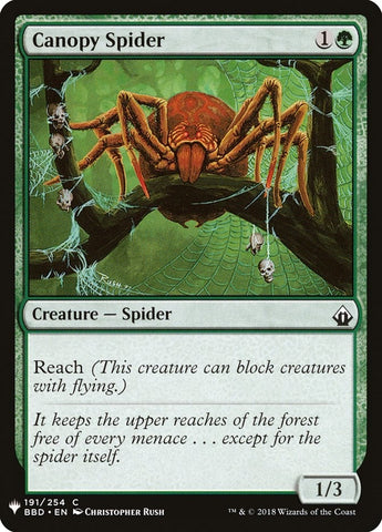 Image for Canopy Spider (191) [The List Reprints]