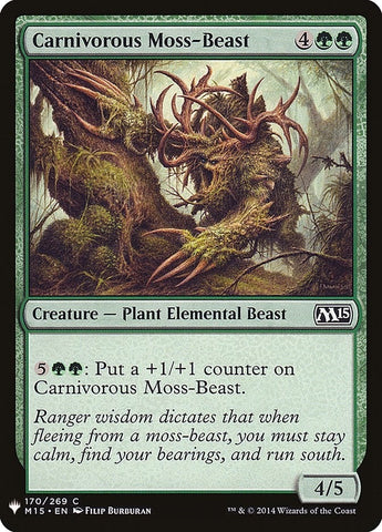 Image for Carnivorous Moss-Beast (170) [The List Reprints]