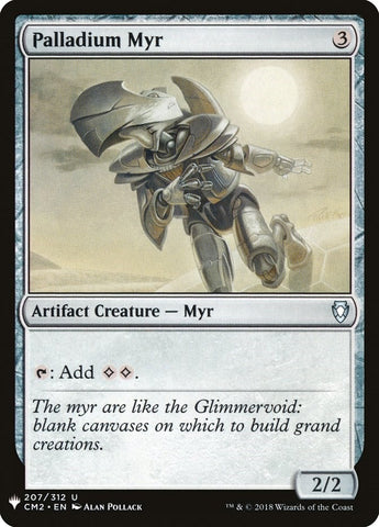 Image for Palladium Myr (207) [The List Reprints]