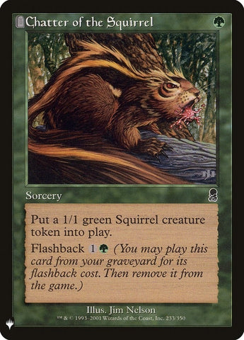 Image for Chatter of the Squirrel (233) [The List Reprints]