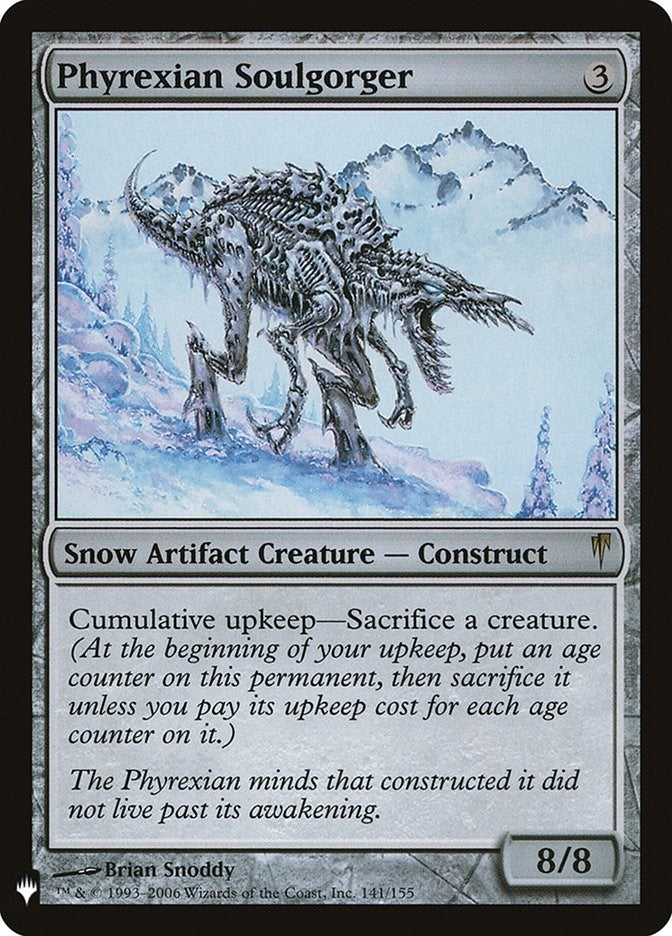 Image for Phyrexian Soulgorger (141) [The List Reprints]