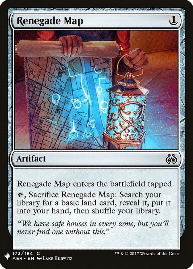 Image for Renegade Map (173) [The List Reprints]