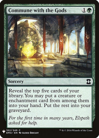 Image for Commune with the Gods (162) [The List Reprints]