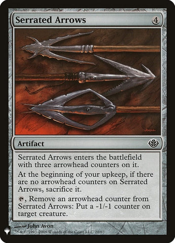 Image for Serrated Arrows (20) [The List Reprints]