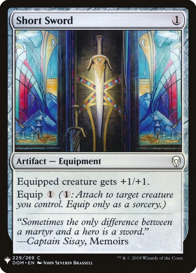 Image for Short Sword (229) [The List Reprints]