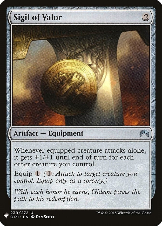 Image for Sigil of Valor (239) [The List Reprints]