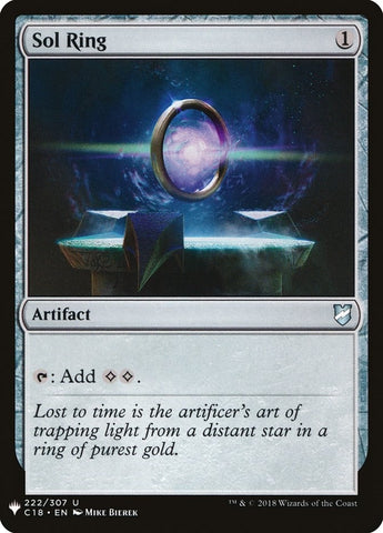Image for Sol Ring (C18) (222) [The List Reprints]