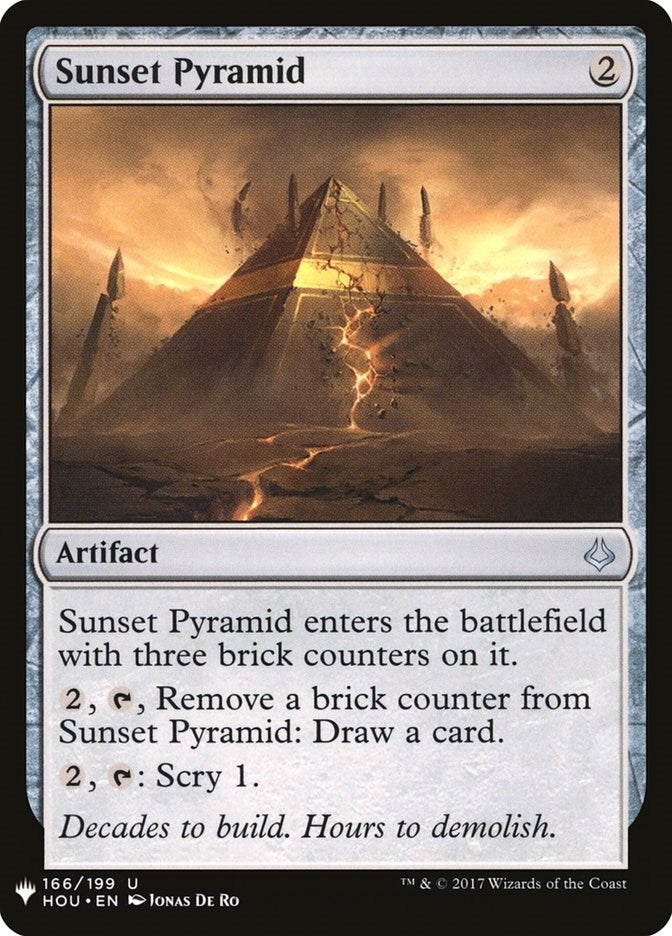 Image for Sunset Pyramid (166) [The List Reprints]