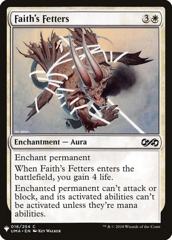 Image for Faith's Fetters (16) [The List Reprints]