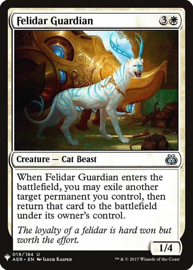 Image for Felidar Guardian (19) [The List Reprints]