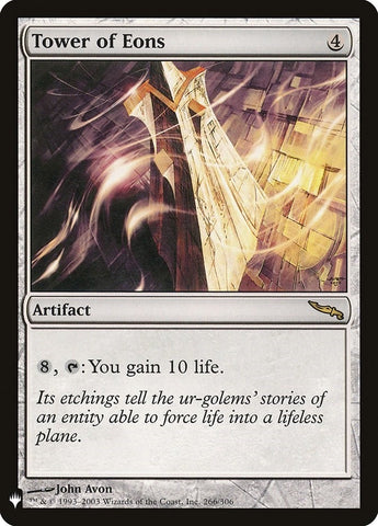 Image for Tower of Eons (266) [The List Reprints]
