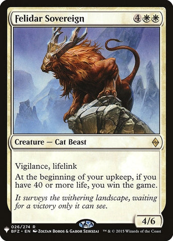 Image for Felidar Sovereign (26) [The List Reprints]