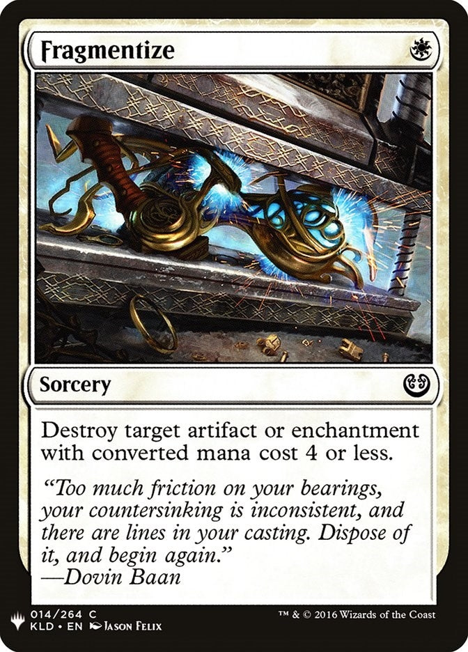 Image for Fragmentize (14) [The List Reprints]