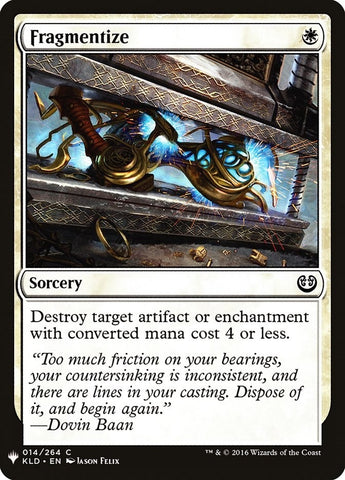 Image for Fragmentize (14) [The List Reprints]