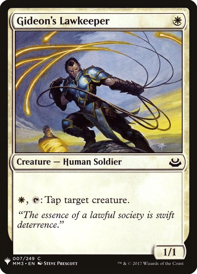 Image for Gideon's Lawkeeper (7) [The List Reprints]