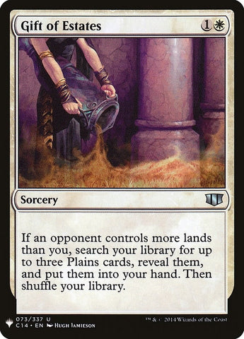Image for Gift of Estates (73) [The List Reprints]